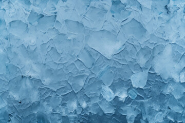 Obraz premium Processed collage of thick layer of cracked ice texture. Background for banner, backdrop or texture