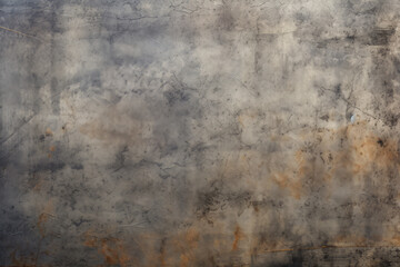 Processed collage of old rusty metal sheet texture in daylight. Background for banner