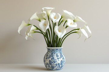 Calla, chinesisch, Vase