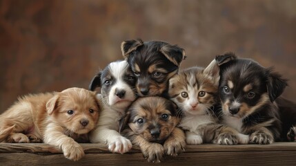 Enchanting Close-Up Portraits of Adorable Pets: Puppies, Kittens, and More in Vibrant Detail