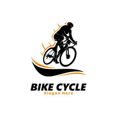 Bike Cycle Logo Template Design Illustration