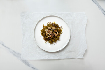 tangle of seasoned lamb, Cretan cuisine