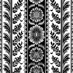 black and white seamless pattern