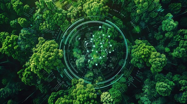 Environmental Sustainability and the AI Revolution, discussing how AI algorithms analyzing data, making predictions  energy efficiency improvements, and climate change mitigation strategies
