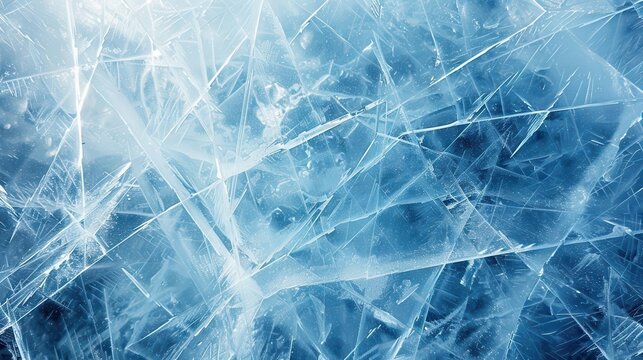 frosty ice rink texture with cool blue tones and crystallike patterns abstract photography