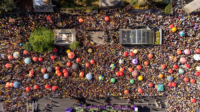 São Paulo, Brazil - June 2, 2024 - This weekend, the 28th edition, the São Paulo LGBT+ Pride Parade, takes place 
The event takes place to reaffirm the commitment to combating prejudice and suppport