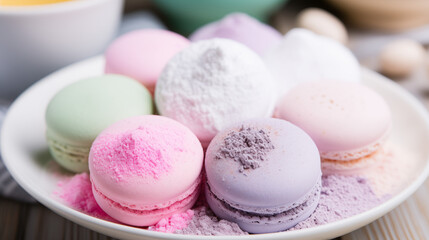 Colorful Assorted Macarons