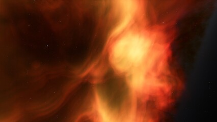 Fototapeta premium Colorful space galaxy cloud nebula. Stary night cosmos. Universe science astronomy. Supernova background wallpaper