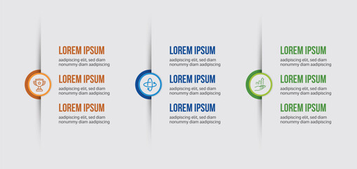 Modern Colorful Infographic Steps