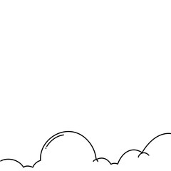 Cloud Comic Border