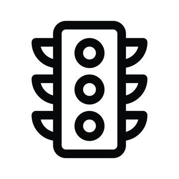 recommend clip art: Traffic signals or traffic lights vector design, ready to use icon