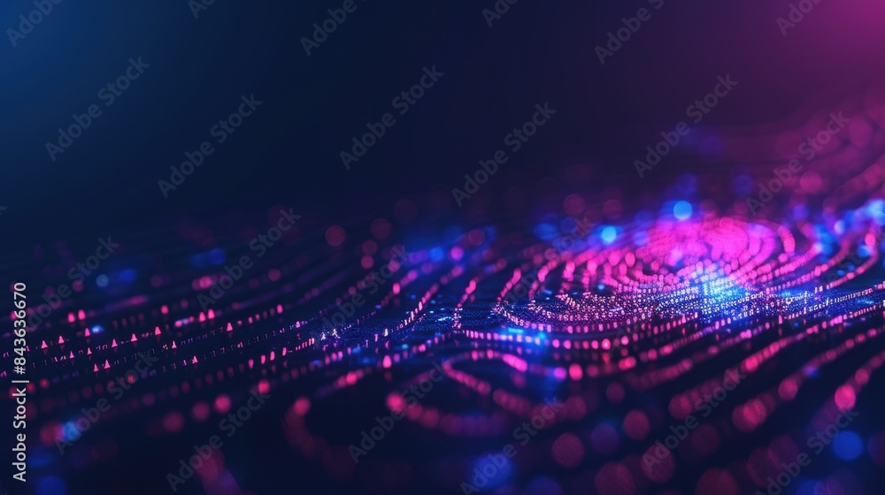 Poster authentication login or cybersecurity fingerprint and secure online