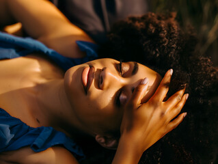 Friendship and Relaxation: Two Women Enjoying Company