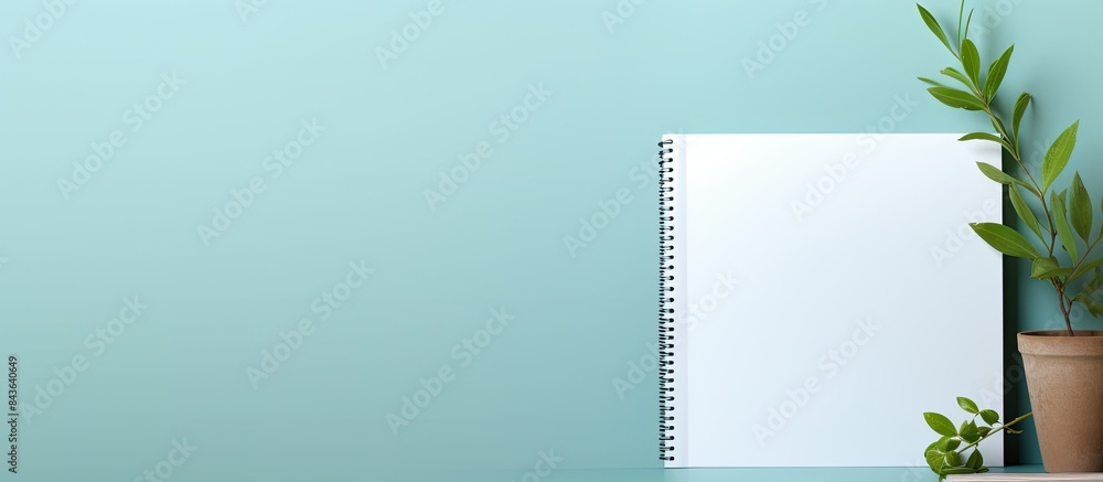 Poster an isolated folder with a blank sheet of paper pen and plenty of copy space image