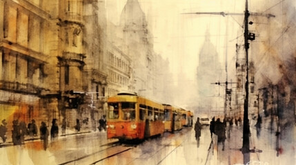 London, England, 1966, monotype print
