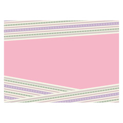 博多織　献上柄風枠・フレーム　和風　背景　帯　ピンク