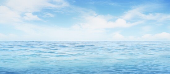 Unwind and enjoy the calming ambiance of the tranquil ocean. Copyspace image