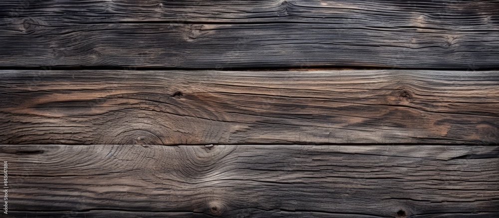 Poster the close up image showcases the grungy texture of wood creating an interesting copy space image