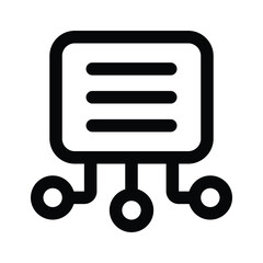 Shared file, network file icon design, premium vector