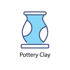 Pottery Clay vector icon