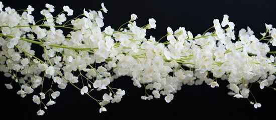 Flowers Gypsophila paniculata Baby s breath Common gypsophila Copy space