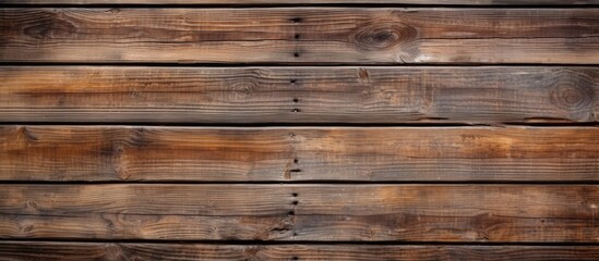 Fototapeta premium top view of aged wooden planks surface for background. copy space available