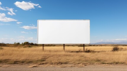 Blank sign of the subdivision entrance