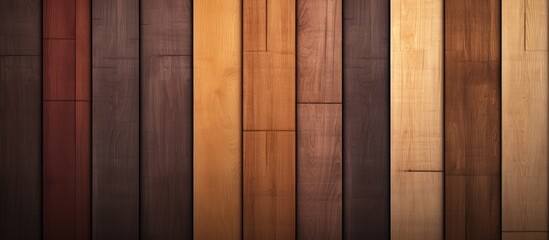 Obraz premium card with a batch wooden background copy space