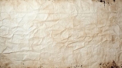 Blank Vintage grunge crumpled paper texture background