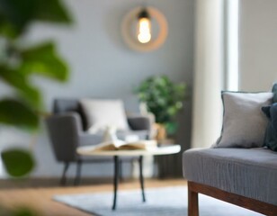 Fototapeta premium Nowoczesny salon tło