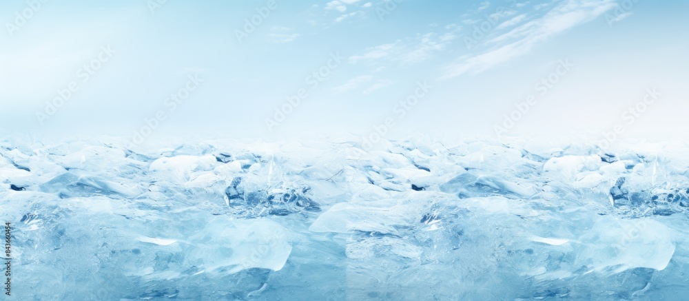 Aufkleber the texture of frozen water ice the perfect background for your design. copy space available