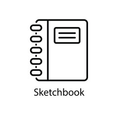 Sketchbook vector icon