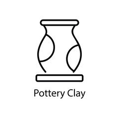 Pottery Clay vector icon