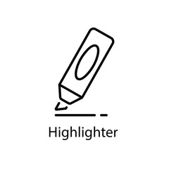 Highlighter vector icon
