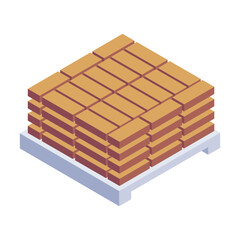 Industrial Equipment Isometric Icons
