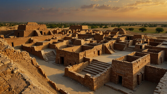 MOHENJO DARO CITY IN ANCIENT TIMES 