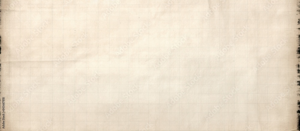 Poster old grid paper texture. copy space available
