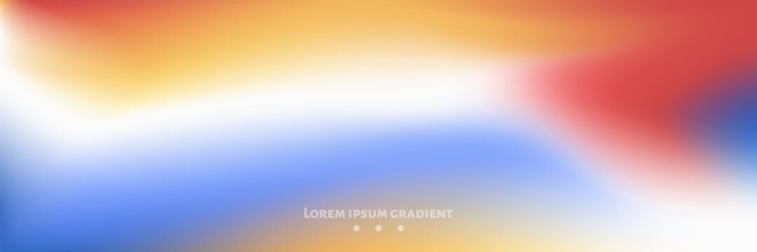 Horizontal gradient background in retro colors. Background for website, banner, layout. Vector graphics