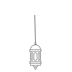 Islamic lantern icon