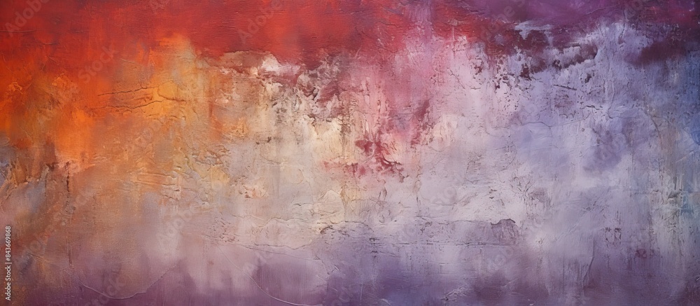 Aufkleber abstract colorful grunge wall isolated as a background and texture. copy space available