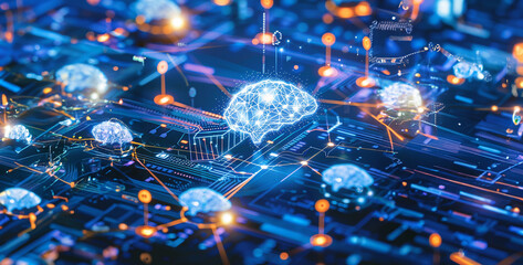 A smart devices dynamically adapting their communication frequencies to optimize bandwidth usage and minimize interference