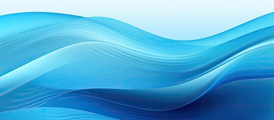 Blue abstract wave pattern background. copy space available