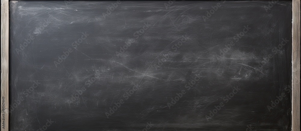 Aufkleber surface of empty chalkboard for background. copy space available
