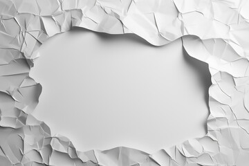 white paper ripped message torn