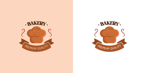 Sourdough Bread Abstract Sign, Symbol or Logo Template. Hand Drawn Loaf with Premium Typography. Stylish Vector Emblem Concept. Isolated.