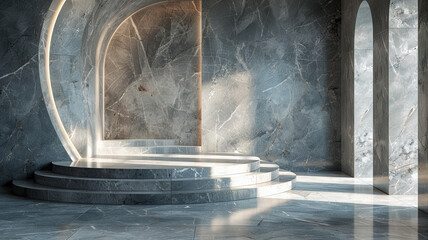 Luxury podium for your product. Generative AI