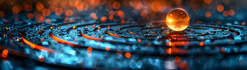 Project Planning Concept: Photo Realistic Strategy Symbol with Copy Space for Business Management Goals