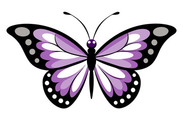 cute butterfly vector artwork illustration,