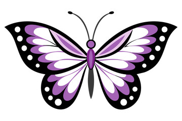 cute butterfly vector artwork illustration,