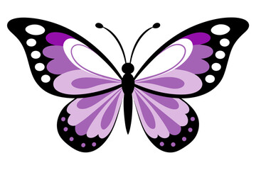 cute butterfly vector artwork illustration,